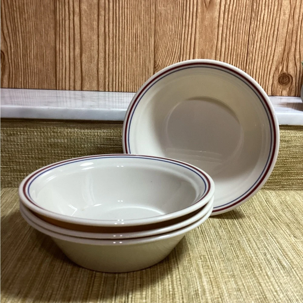 Vintage Corelle Abundance 6.75” Bowls 2” Deep set of 4